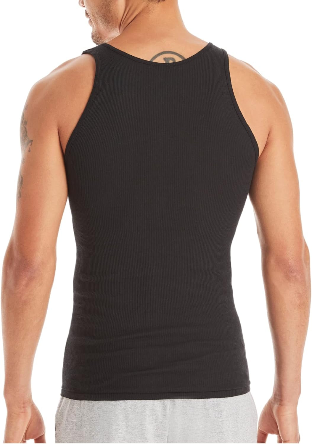 Men's Moisture-Wicking Cotton Tank Undershirts - 6 Pack for Ultimate Comfort